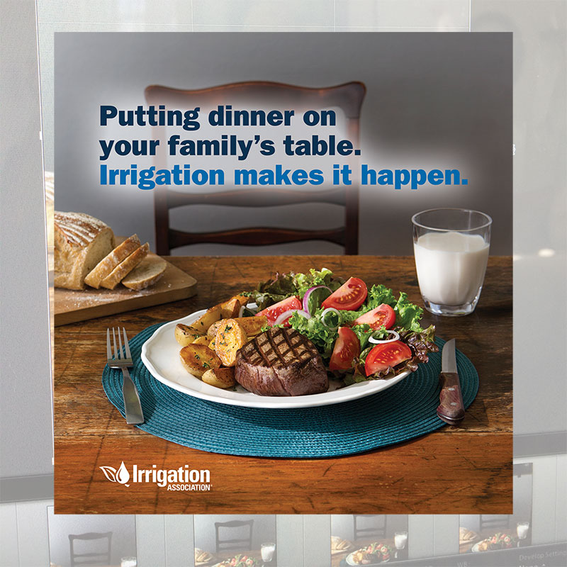 Irrigation Association magazine print ad